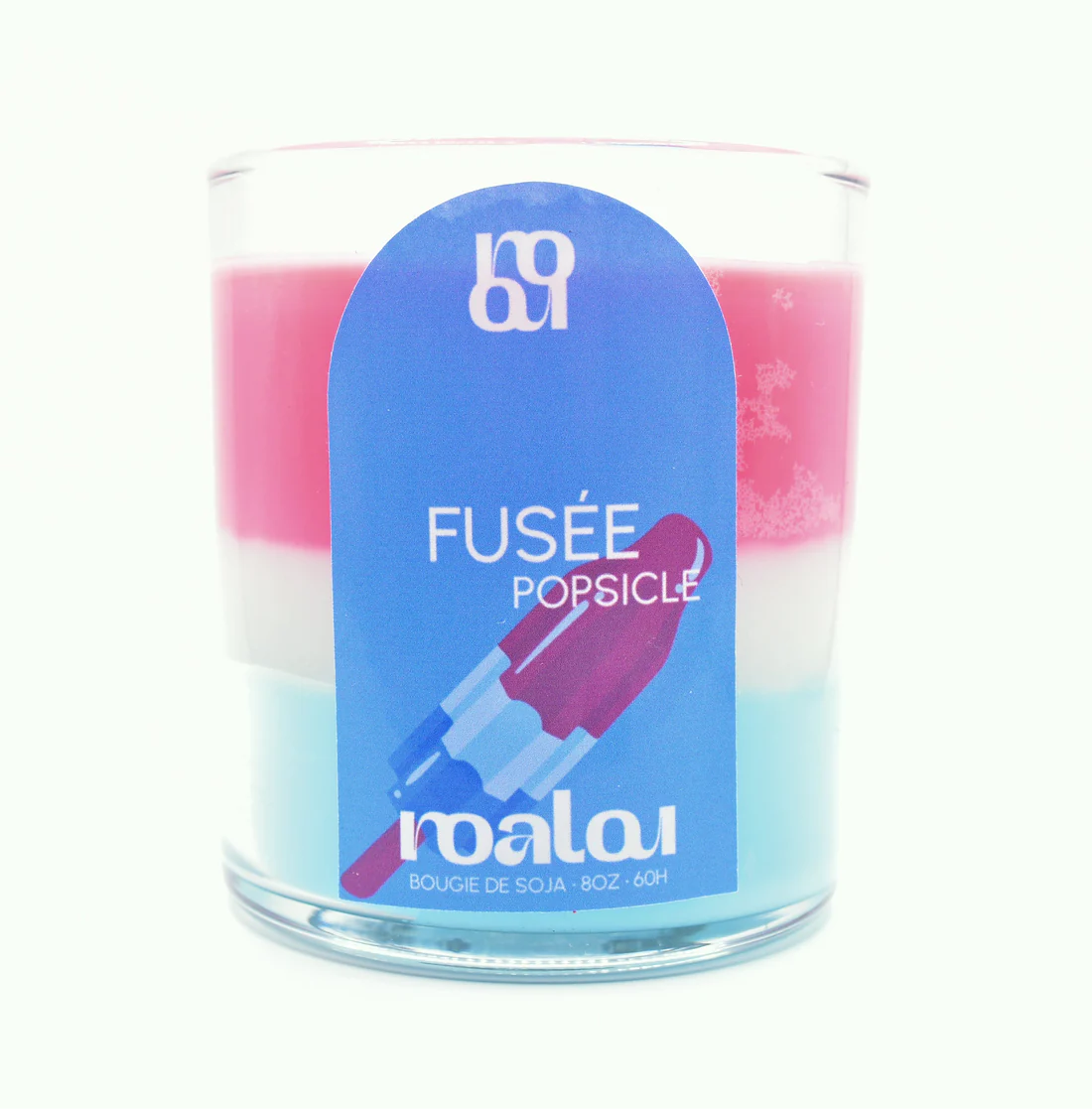 Bougie gourmande - Fusée Popsicle