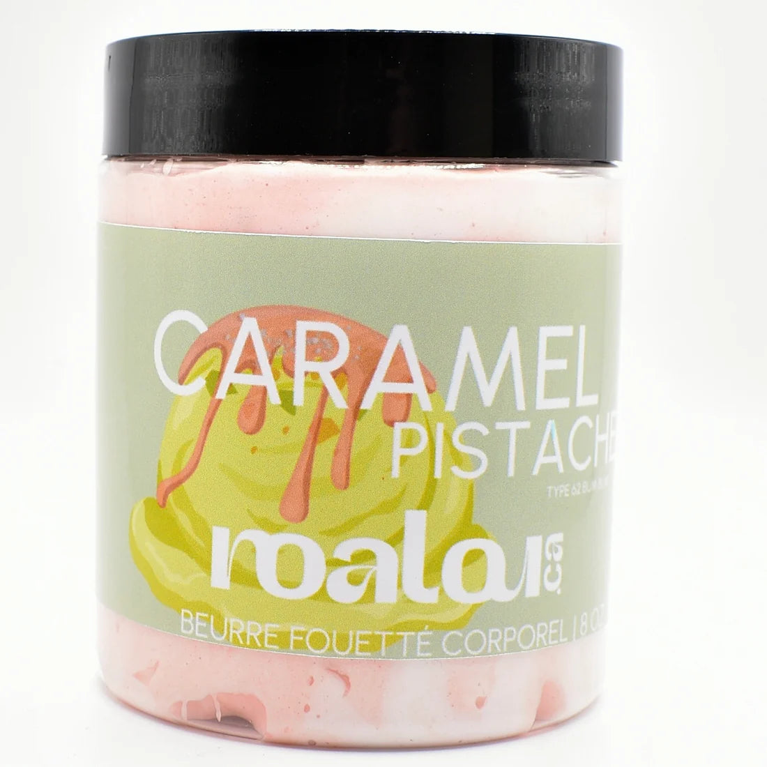Beurre corporel fouetté - Pistache & caramel