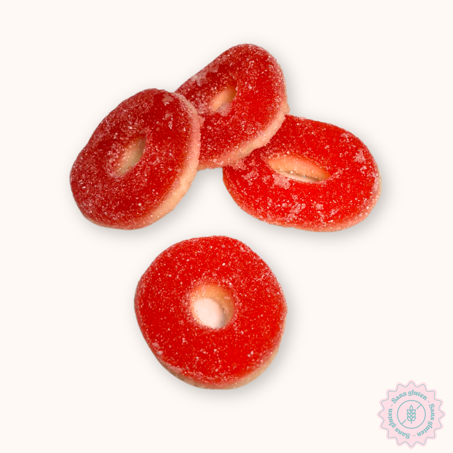 Anneaux à la fraise