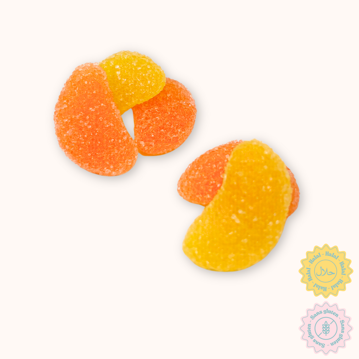 Minis tranches orange & citron