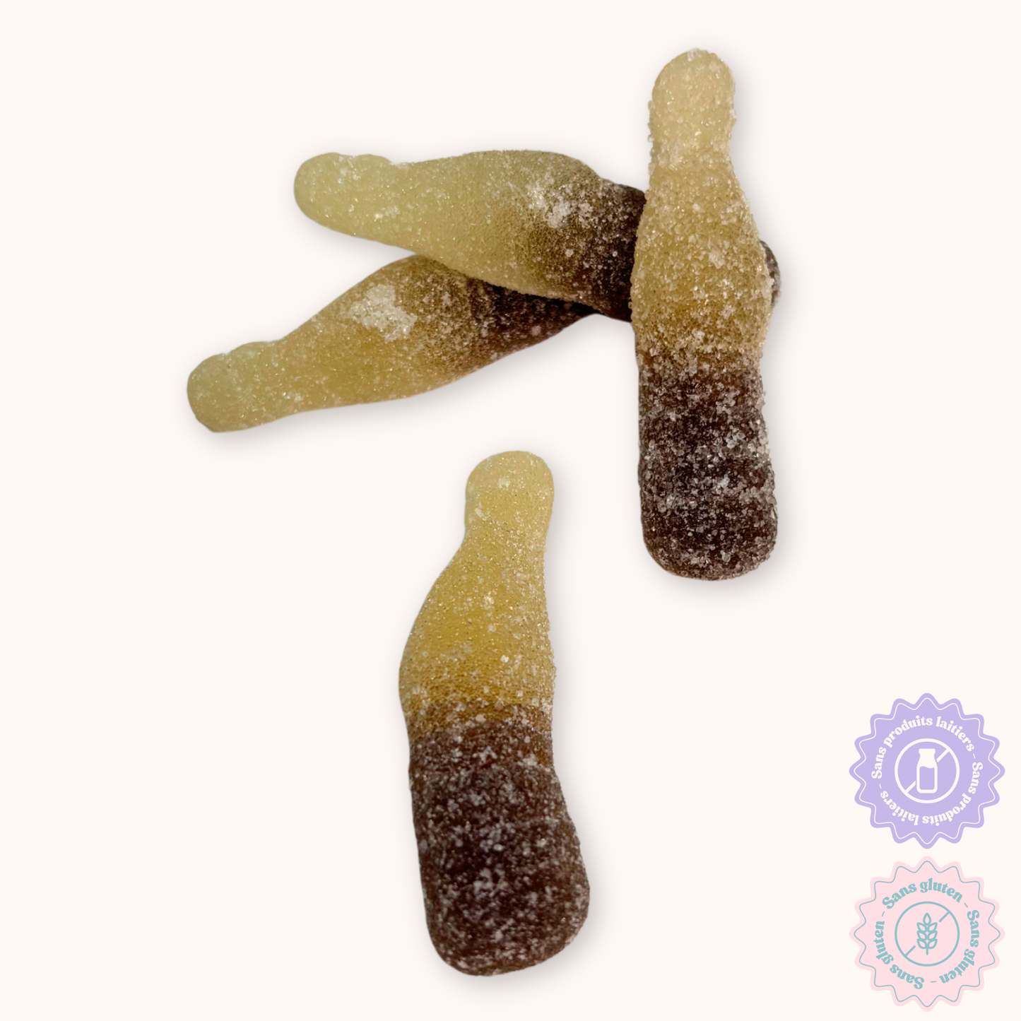 Bouteilles soda acidulés