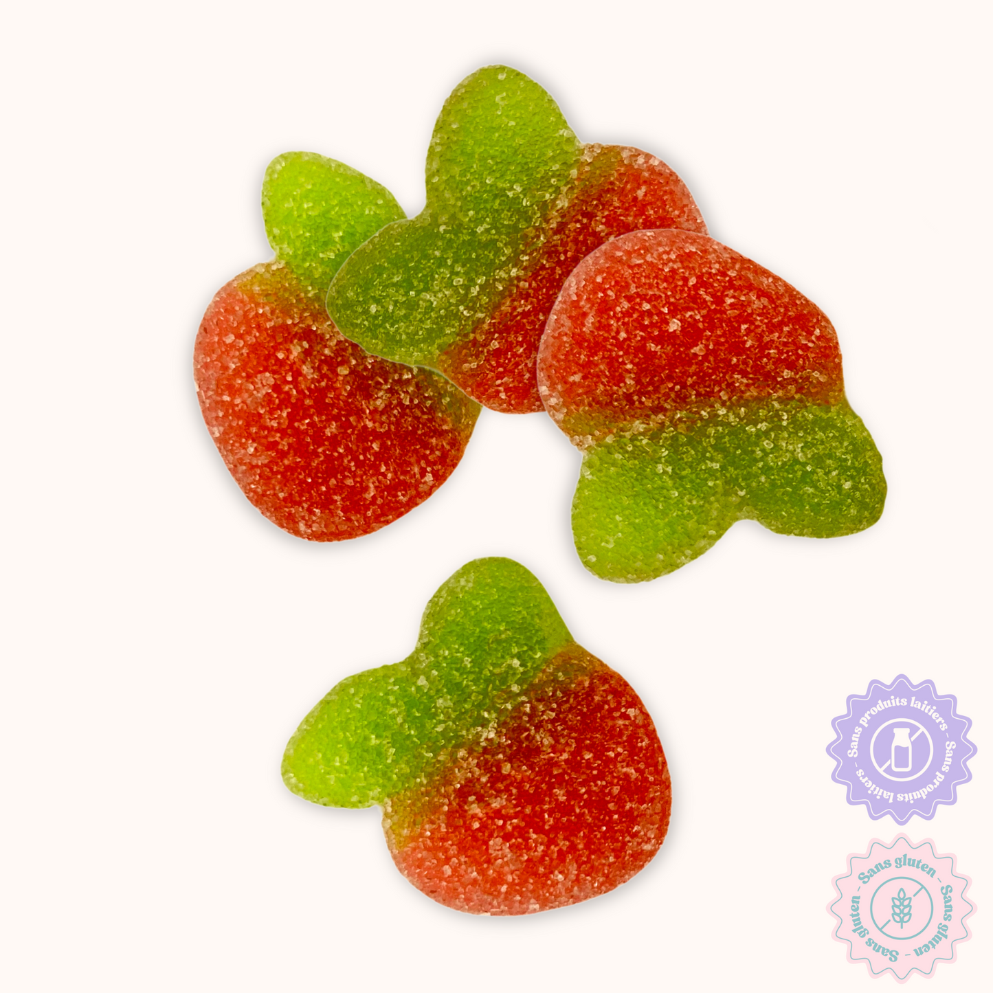 Fraises acidulées