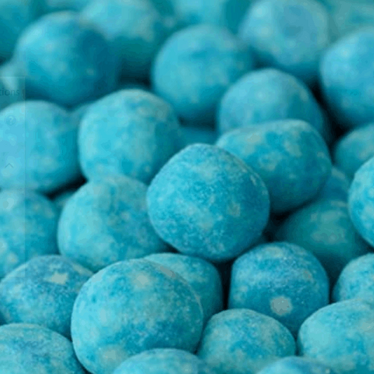 Boules à la framboise bleue