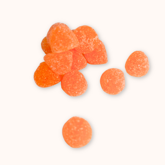 Mini pêches sour