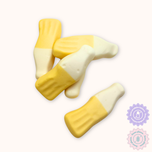 Bouteilles lait frappé à la banane