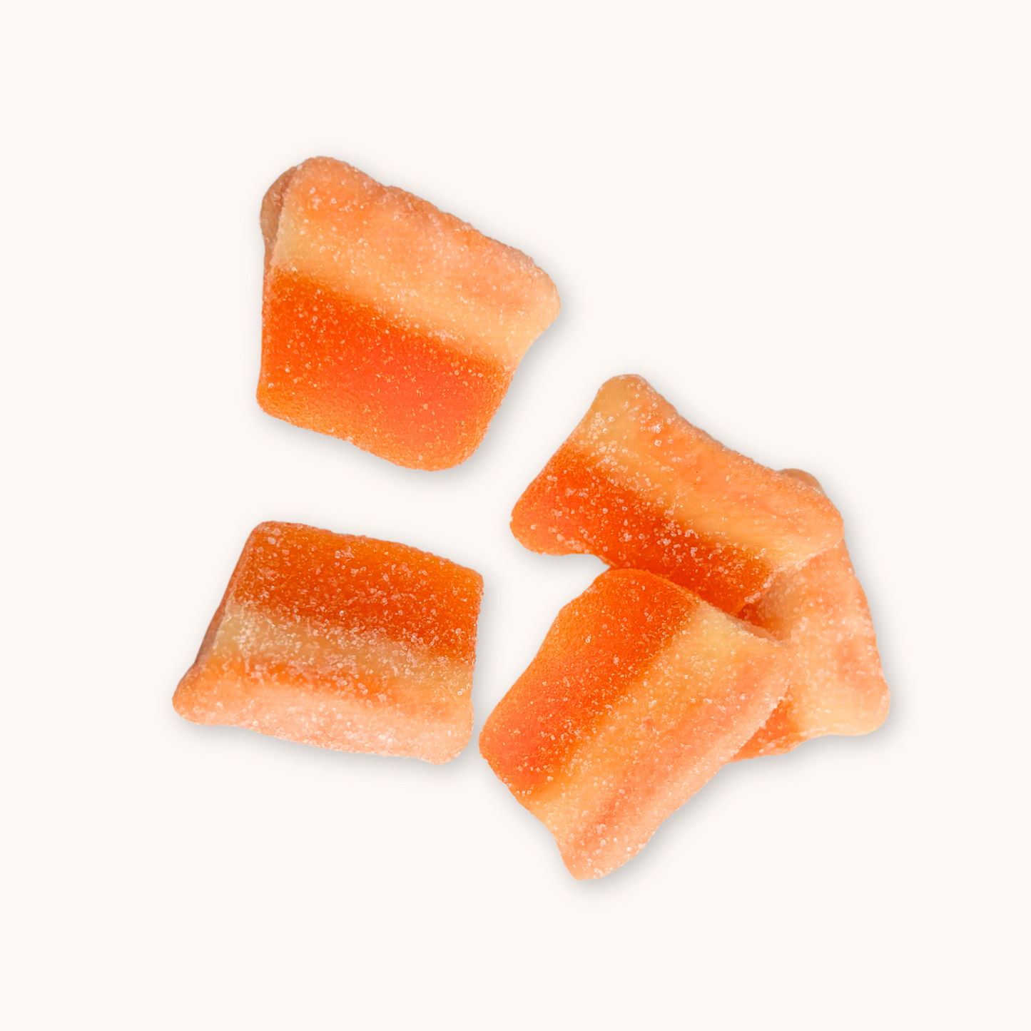 Tranches de pêche sures
