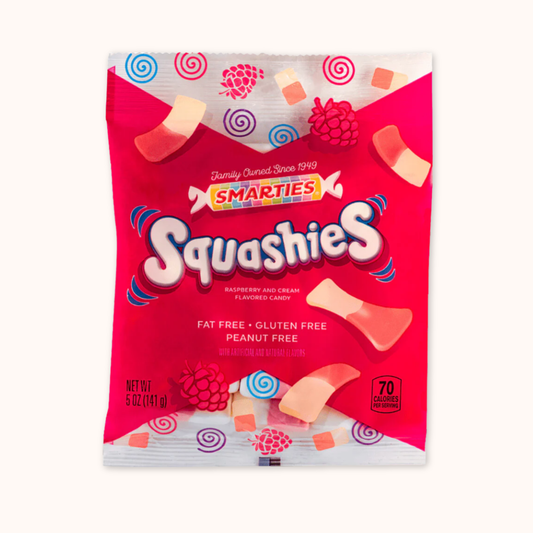 Squashies Smarties - Framboise & crème